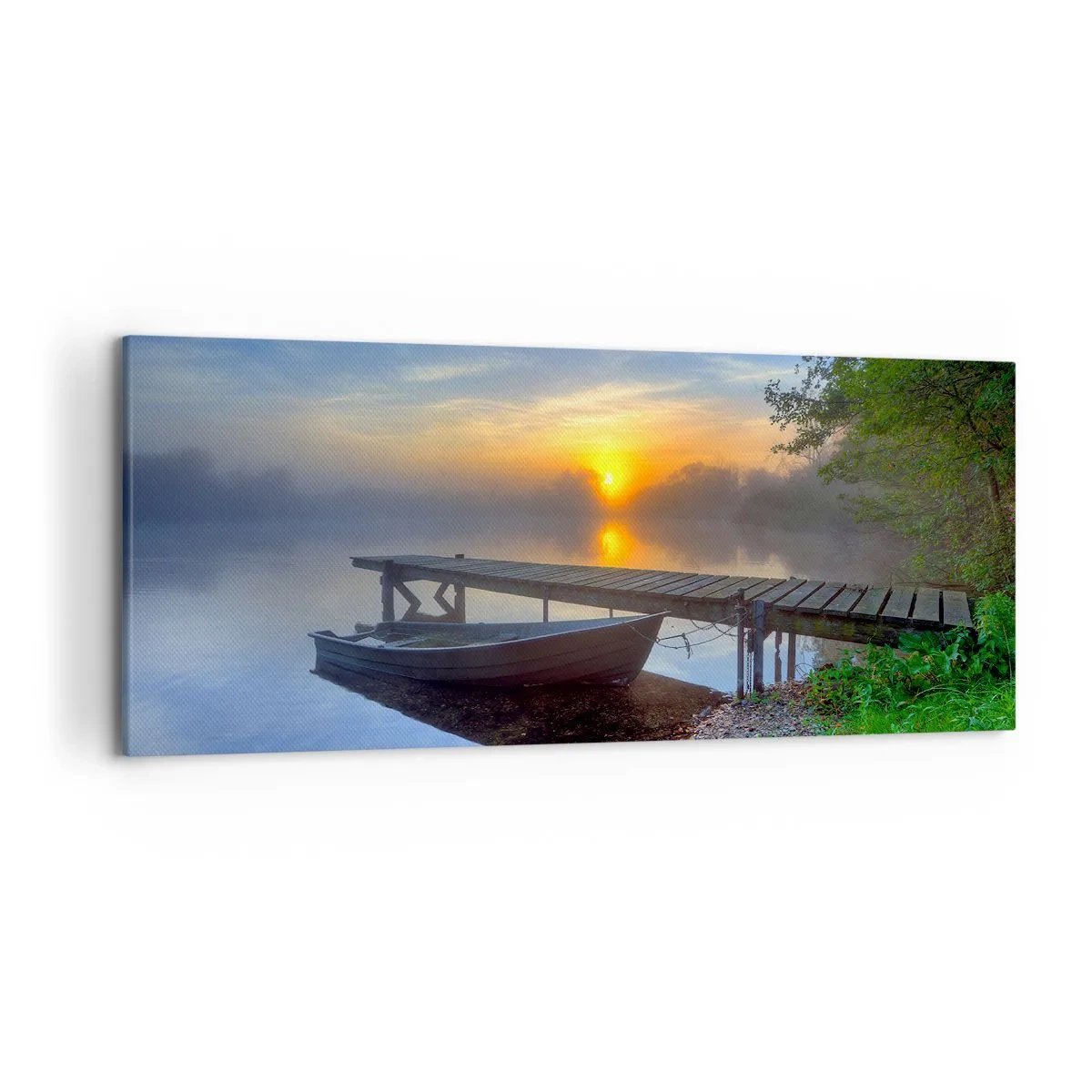 Canvastavla - Bild på duk - Det vanliga förvandlas till det magiska - 120x50 cm