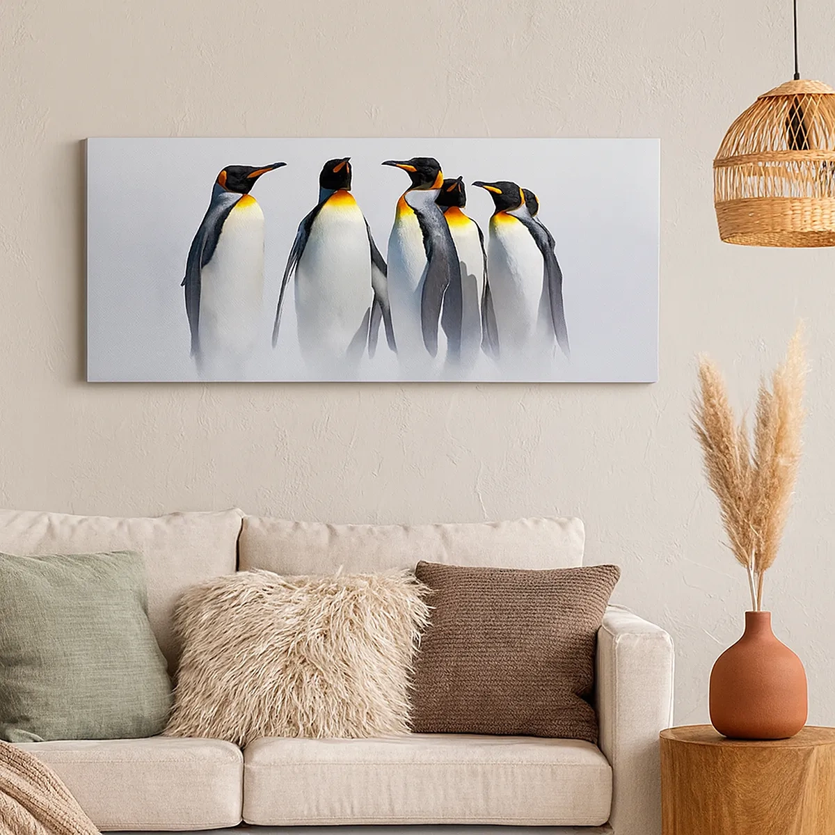 Canvastavla - Bild på duk - En träff i kvällsdräkter - 30x30 cm