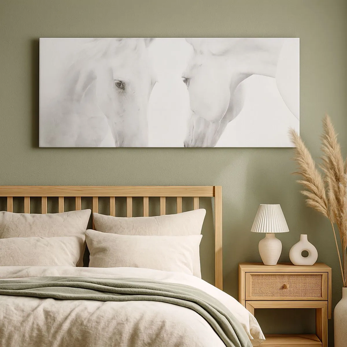 Canvastavla - Bild på duk - Är det vänskap…? - 100x40 cm