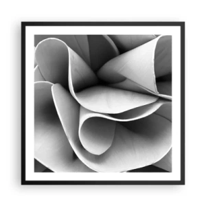 Affisch i svart ram - Det händer i rummet - 60x60 cm