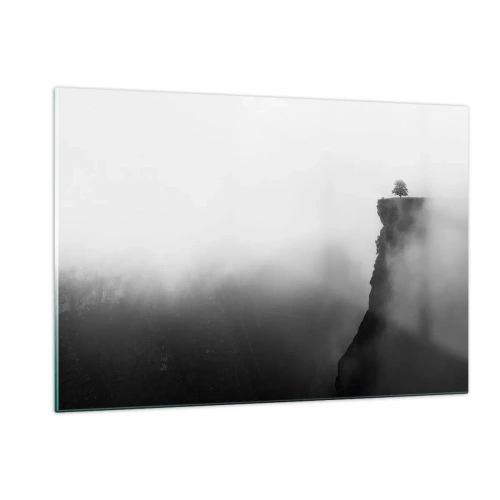 Glastavla - Bild på glas - På världens gräns - 120x80 cm