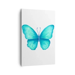 Canvastavla - Bild på duk - Naturlig turkos - 80x120 cm