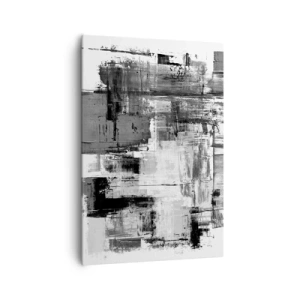 Canvastavla - Bild på duk - Grått är vackert - 70x100 cm