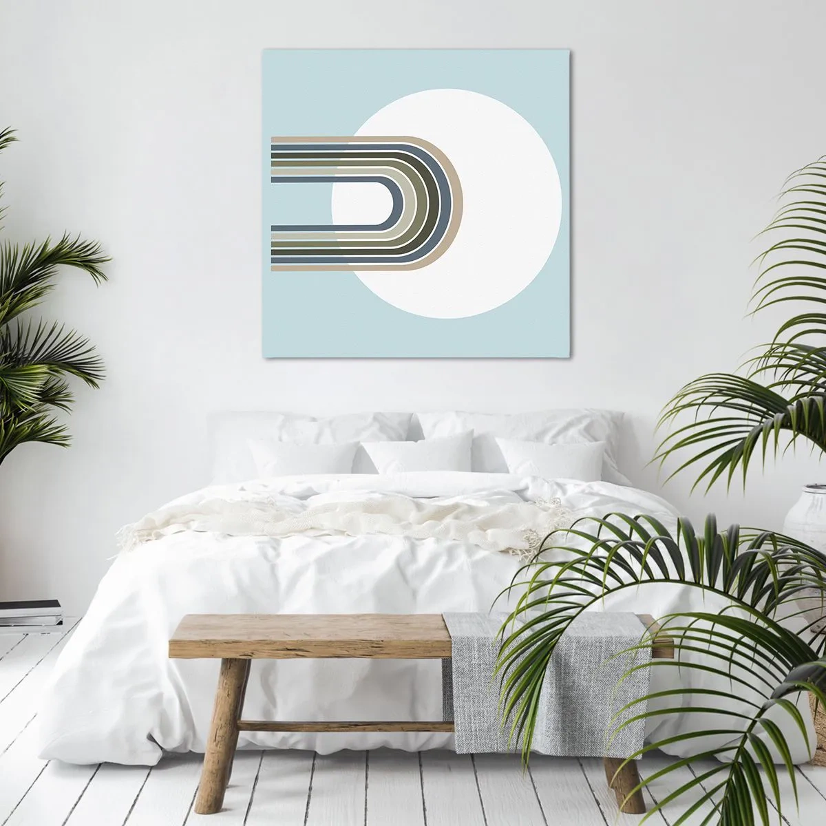 Canvastavla - Bild på duk - Ostoppad attraktionskraft - 70x70 cm