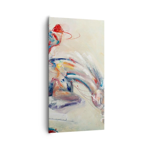 Canvastavla - Bild på duk - Håll i, vi flyger - 65x120 cm