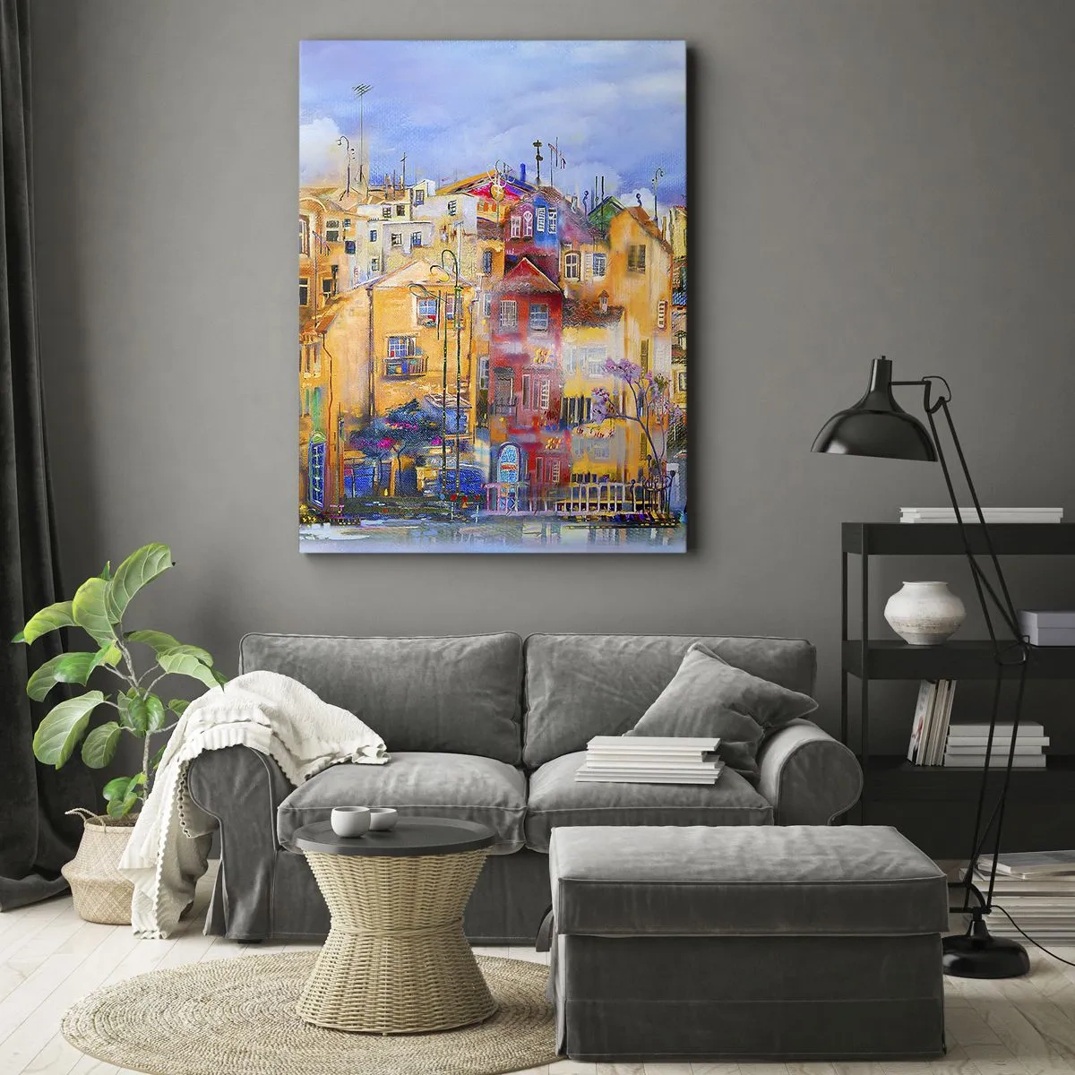 Canvastavla - Bild på duk - Vi är tillsammans - 50x70 cm