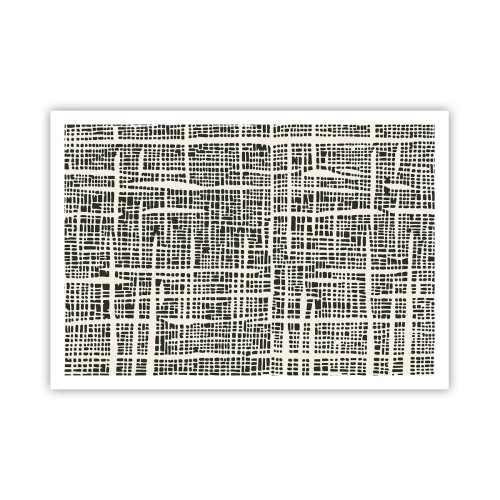 Affisch - Vävd komposition - 100x70 cm