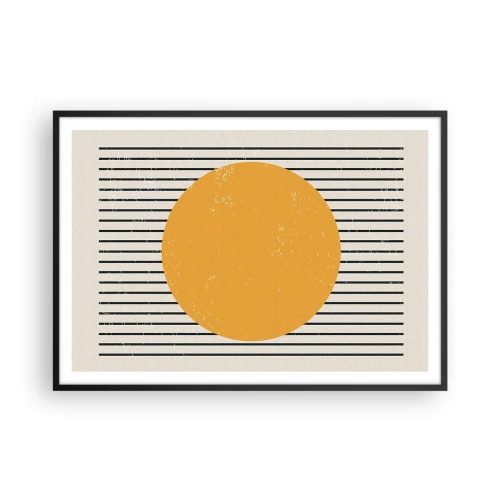 Affisch i svart ram - Enkelhetens kraft - 100x70 cm