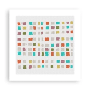 Affisch - Ett okänt spel - 40x40 cm