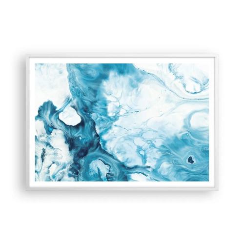 Affisch i vit ram - Blåhetens konsert - 100x70 cm