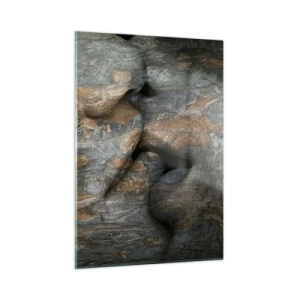Glastavla - Bild på glas - Alltid tillsammans - 50x70 cm