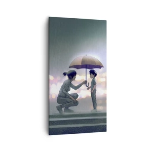 Canvastavla - Bild på duk - Och allt är väl nu - 55x100 cm