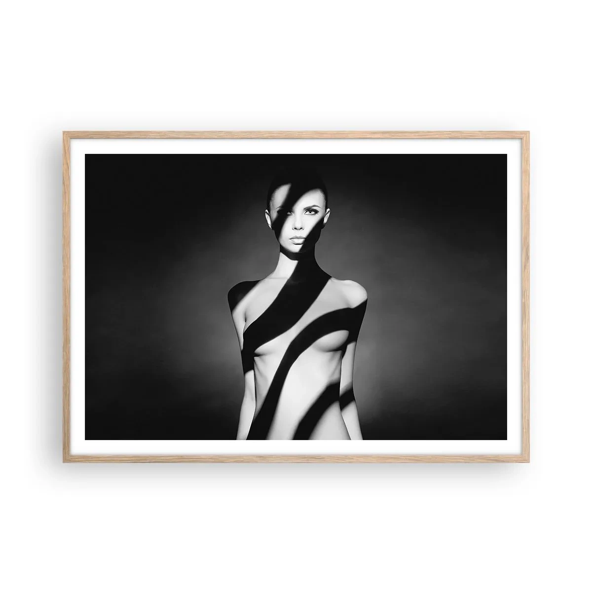 Affisch i ram av ljusek - I skenet och i skuggan - 100x70 cm