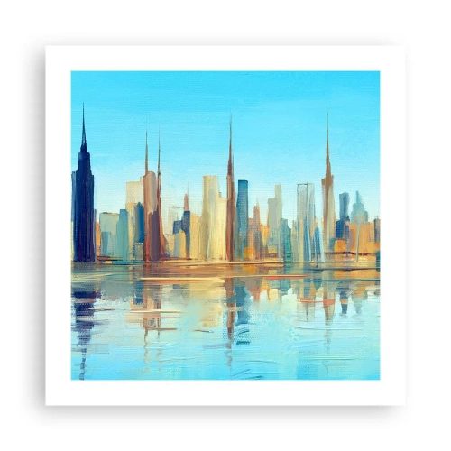 Affisch - Solig metropol - 50x50 cm