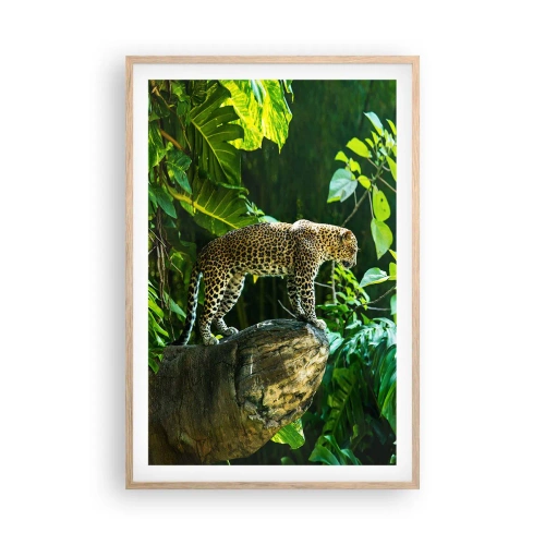 Affisch i ram av ljusek - På jakt? - 61x91 cm