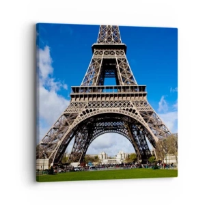 Canvastavla - Bild på duk - Hela Paris vid dess fötter - 30x30 cm