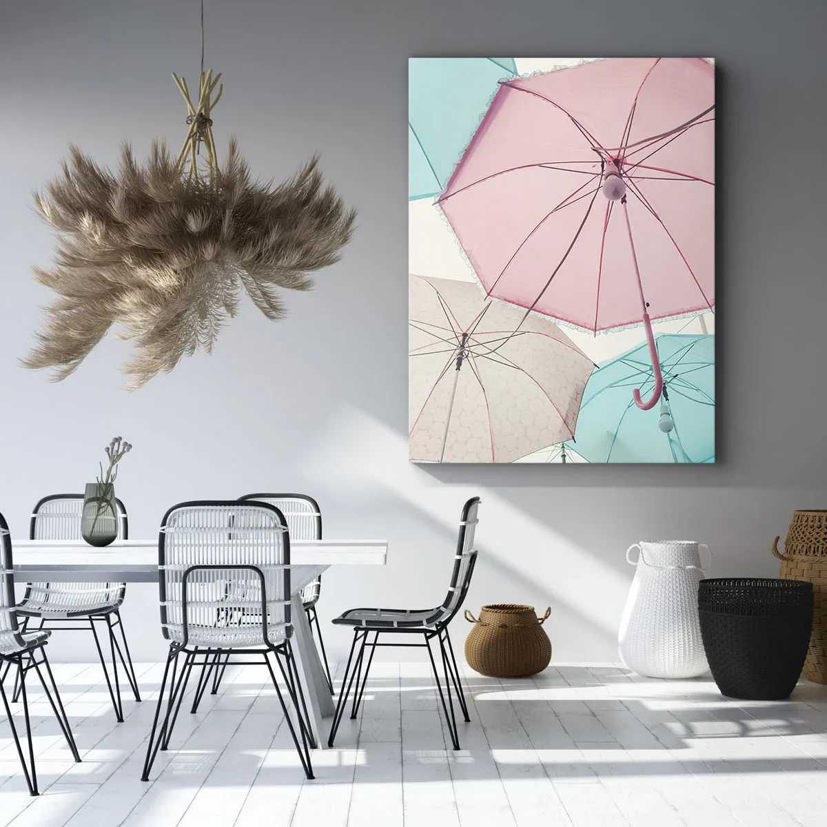 Canvastavla - Bild på duk - Ibland sol, ibland regn - 50x70 cm