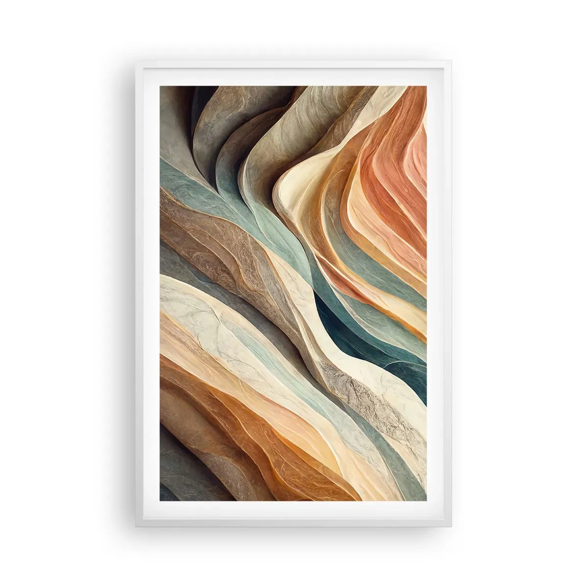 Affisch i vit ram - Ögonblick före förändring - 61x91 cm