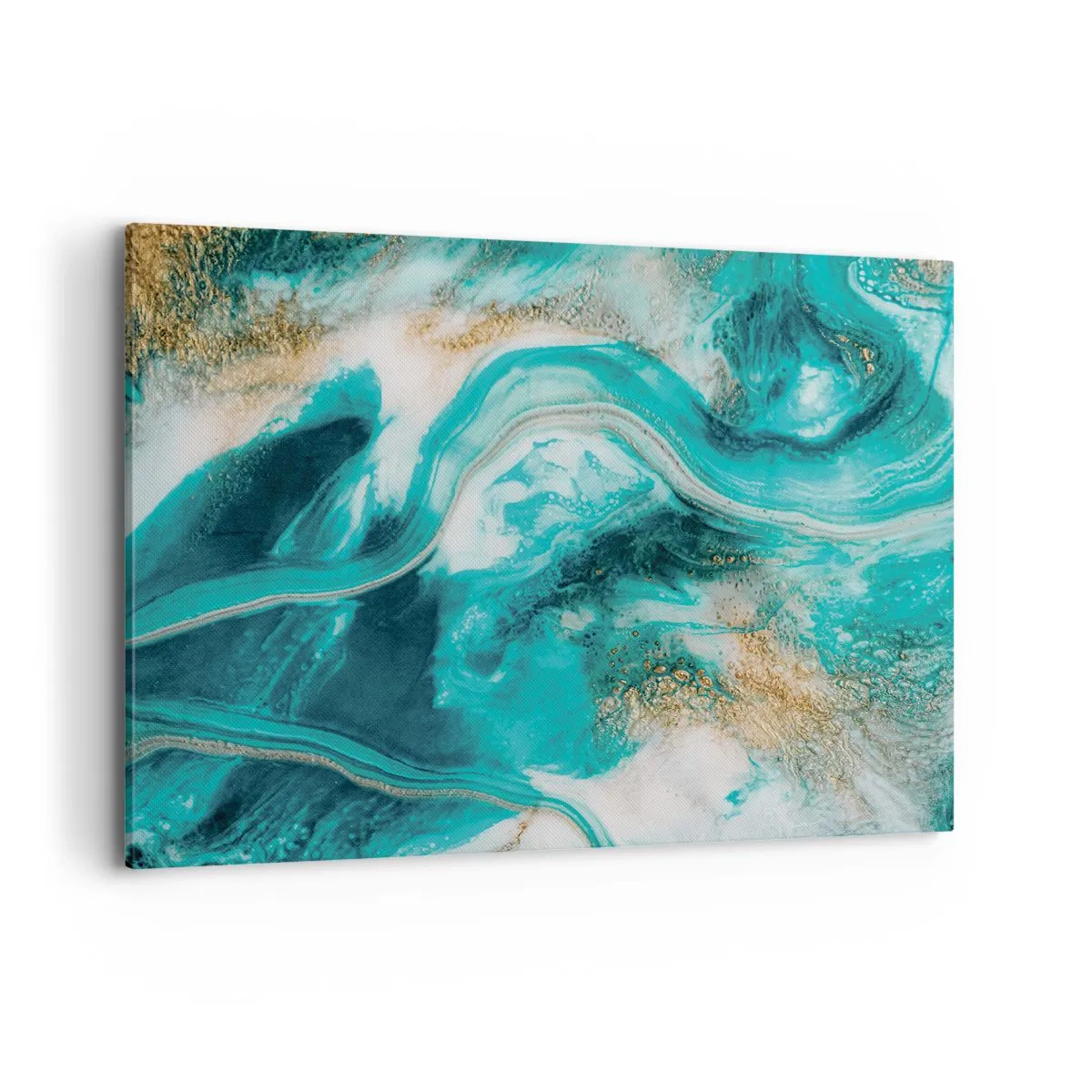 Canvastavla - Bild på duk - Guldflod - 120x80 cm