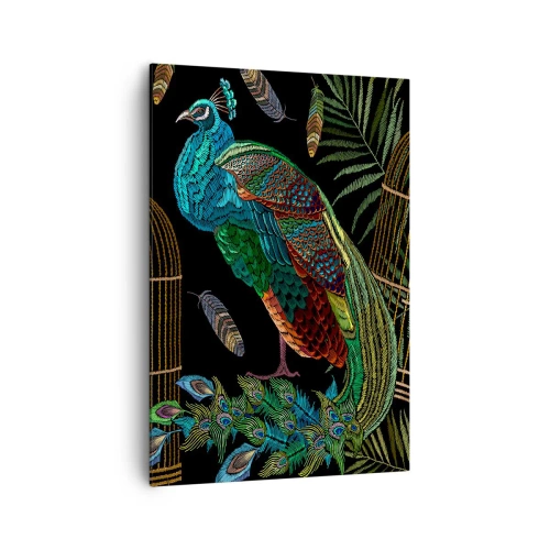 Canvastavla - Bild på duk - I kungliga kläder - 70x100 cm