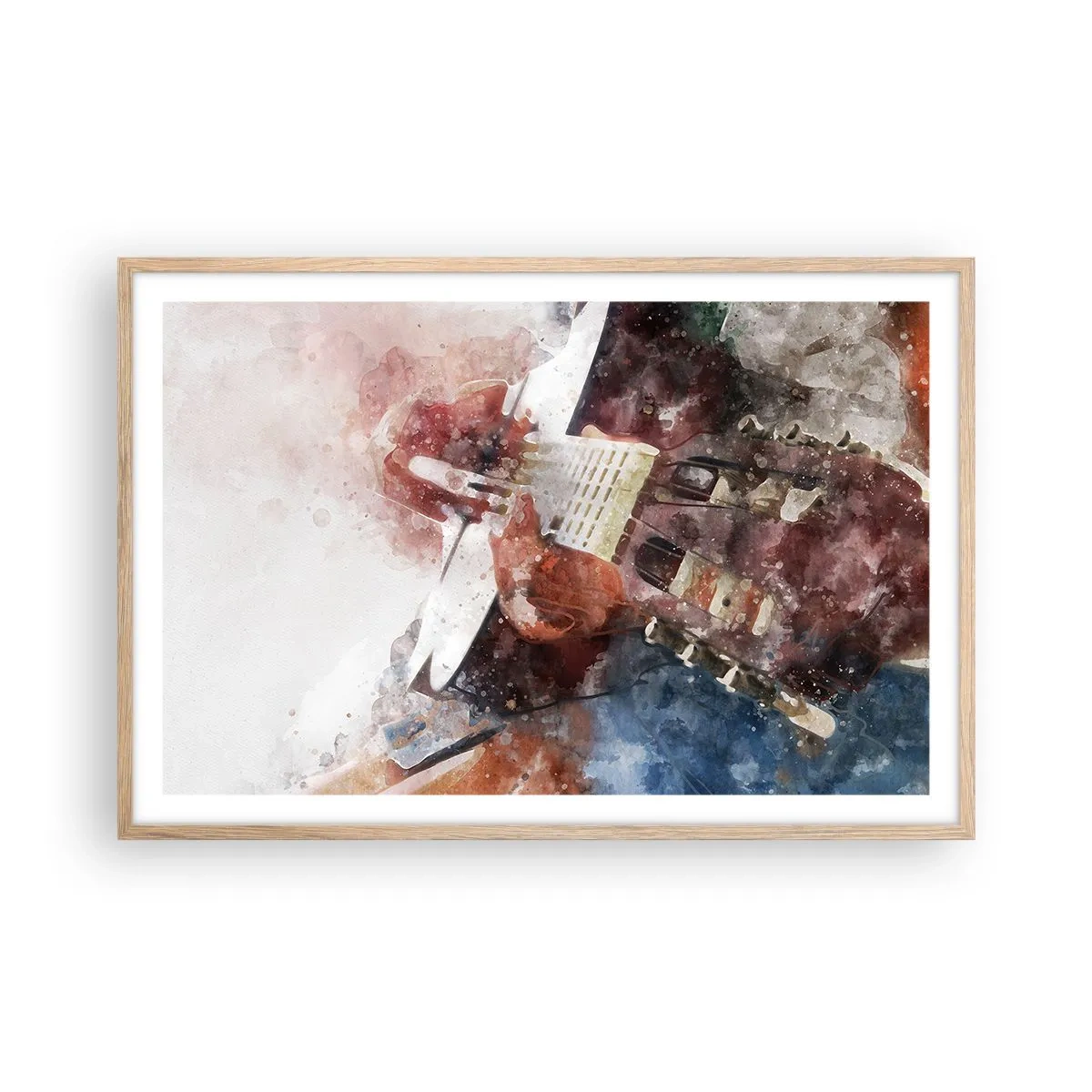 Affisch i ram av ljusek - Vad tycker du om det? - 91x61 cm