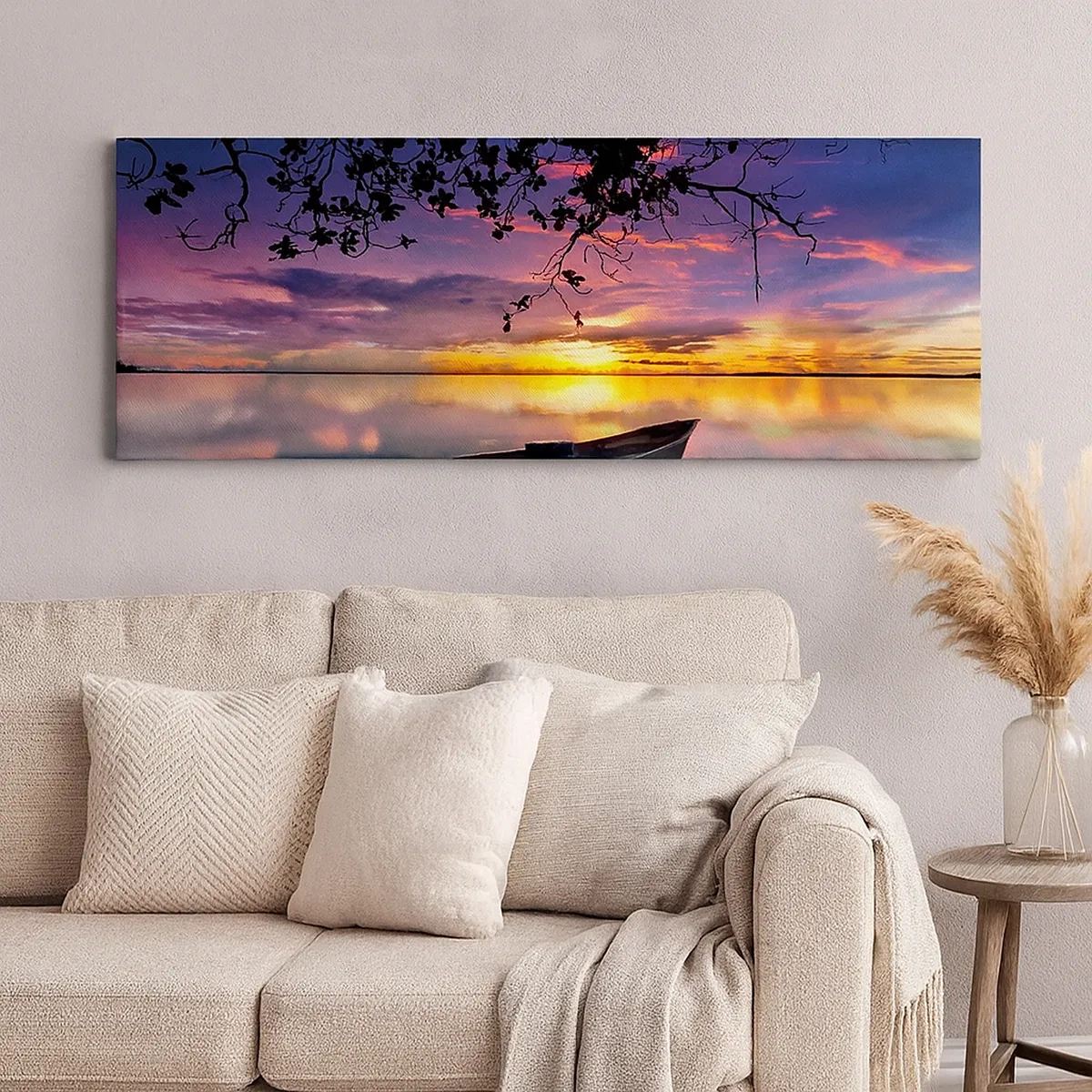 Canvastavla - Bild på duk - "Du verkar hänga i mitten av himmelvalvet…" - 30x30 cm