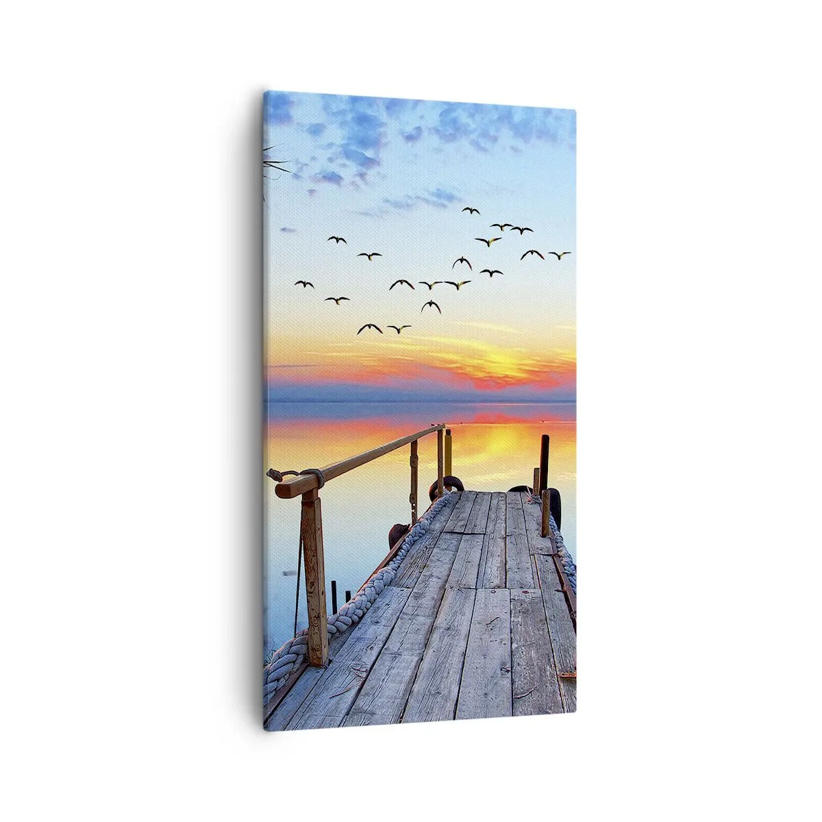 Canvastavla - Bild på duk - Dags att vända hem... - 55x100 cm