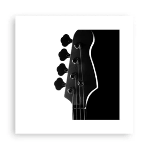 Affisch - Rocktystnad - 30x30 cm