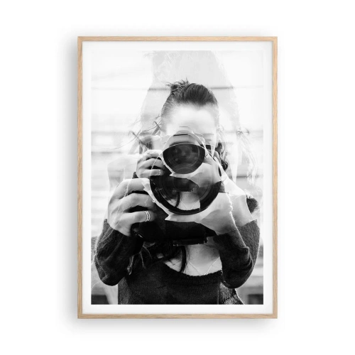 Affisch i ram av ljusek - Skapare och material - 70x100 cm