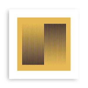 Affisch - Motsatsernas kvadrat - 30x30 cm