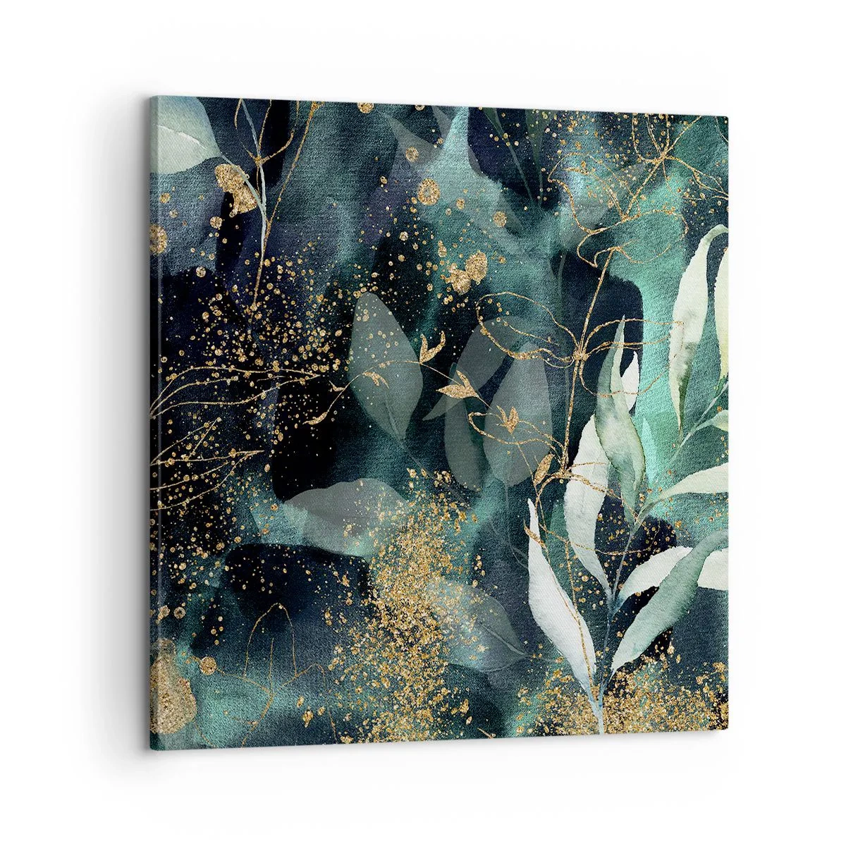 Canvastavla - Bild på duk - Förtrollad trädgård - 60x60 cm