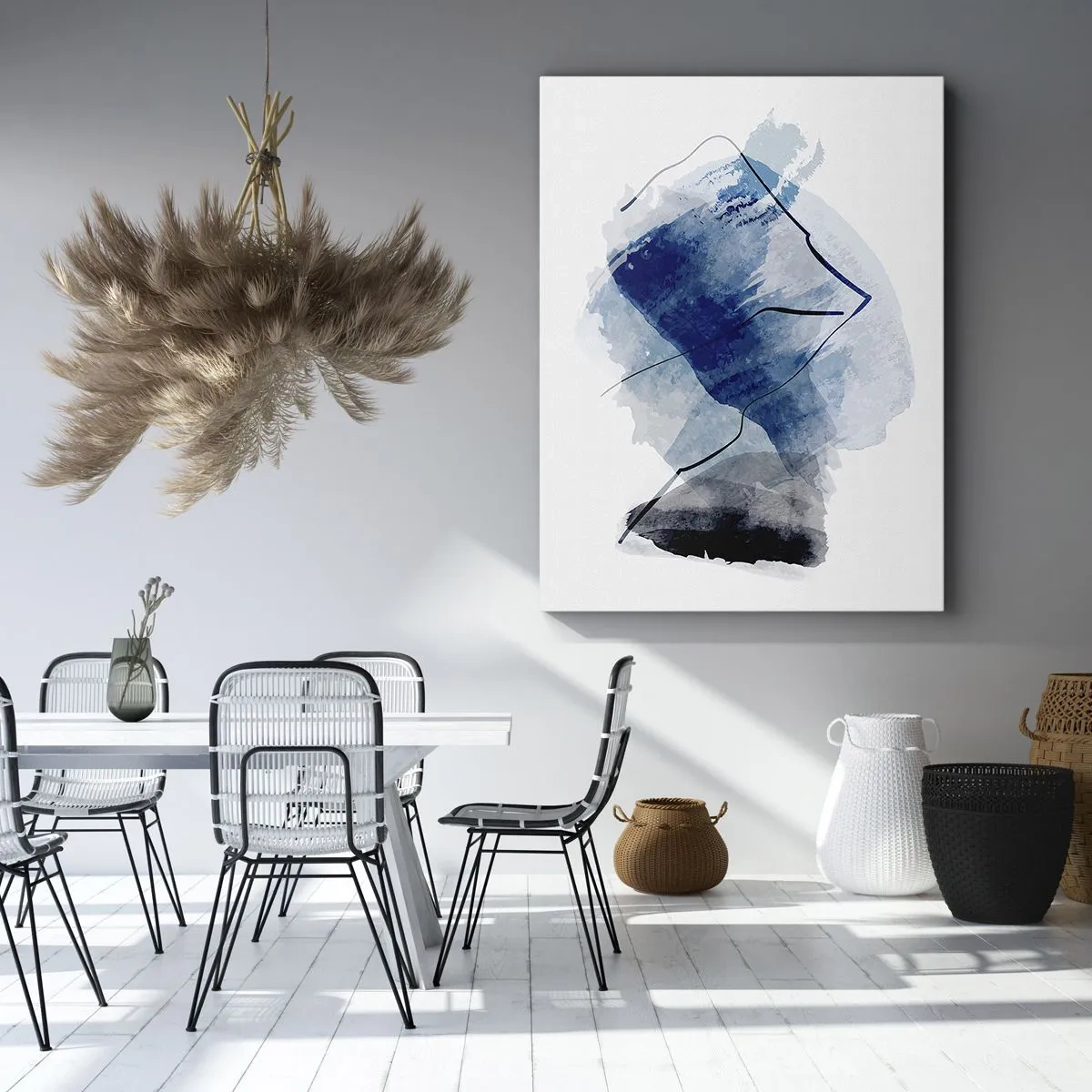 Canvastavla - Bild på duk - Isberg - 50x70 cm