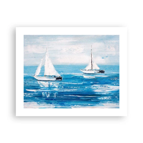 Affisch - Med en vän vid din sida - 50x40 cm