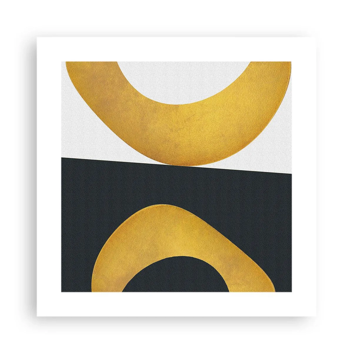 Affisch - Öfr det första: guld - 40x40 cm