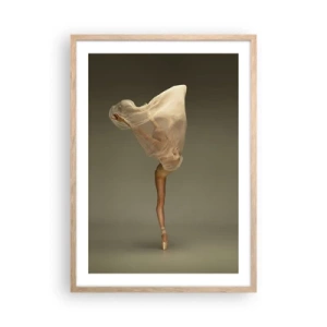 Affisch i ram av ljusek - Den lyfter snart - 50x70 cm