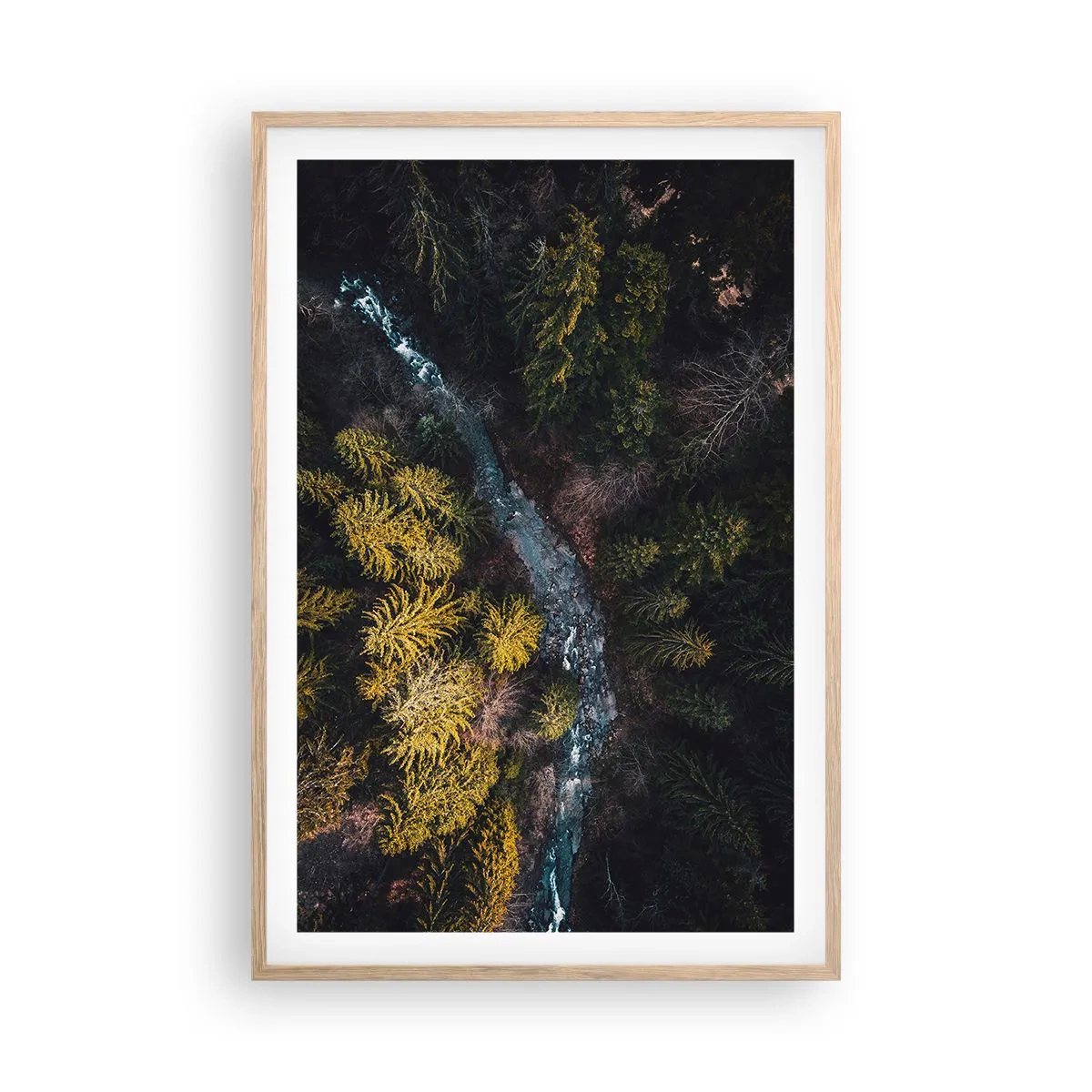 Affisch i ram av ljusek - Snabbt, allt snabbare - 61x91 cm