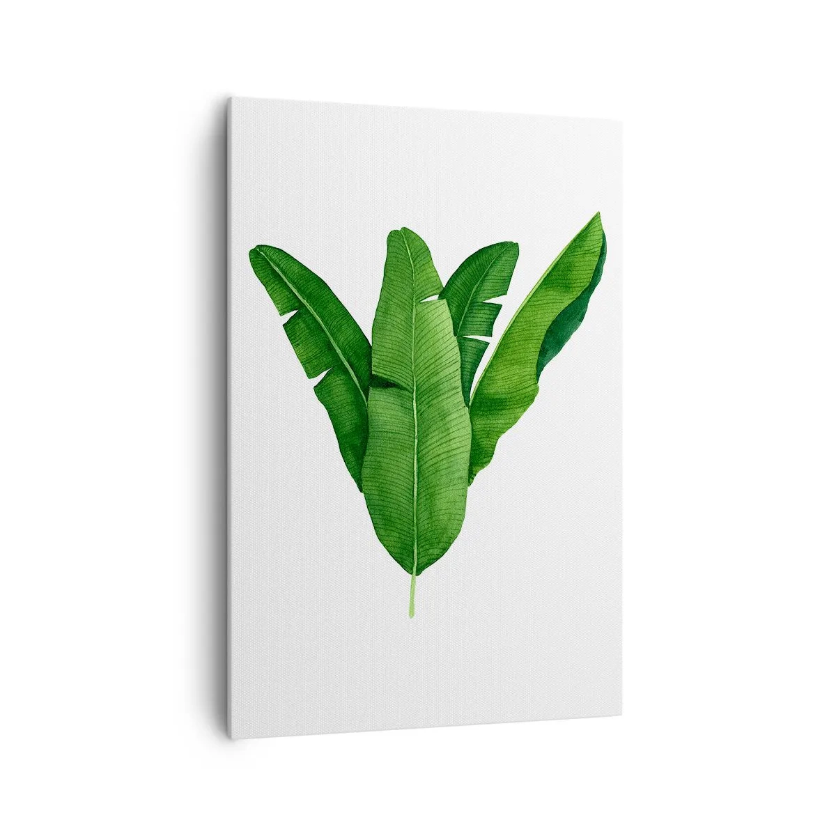 Canvastavla - Bild på duk - Grön symmetri - 70x100 cm