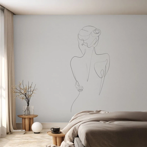 Fototapet Premium Canvas - Kroppens musik - Grafik, Kropp, Bit - 250x175 cm