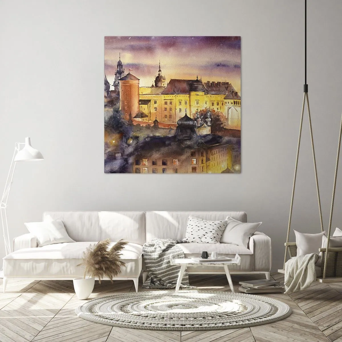 Canvastavla - Bild på duk - En historia och en berättelse - 60x60 cm