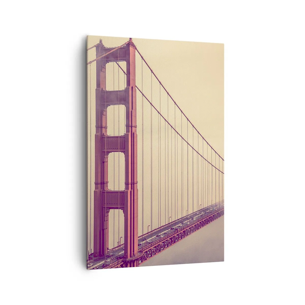 Canvastavla - Bild på duk - Mellan himlen och jorden - 80x120 cm