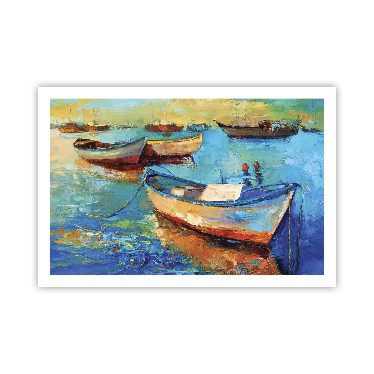 Affisch - I en sydlig vik - 91x61 cm