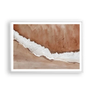 Affisch i vit ram - I jordnära färger - 100x70 cm