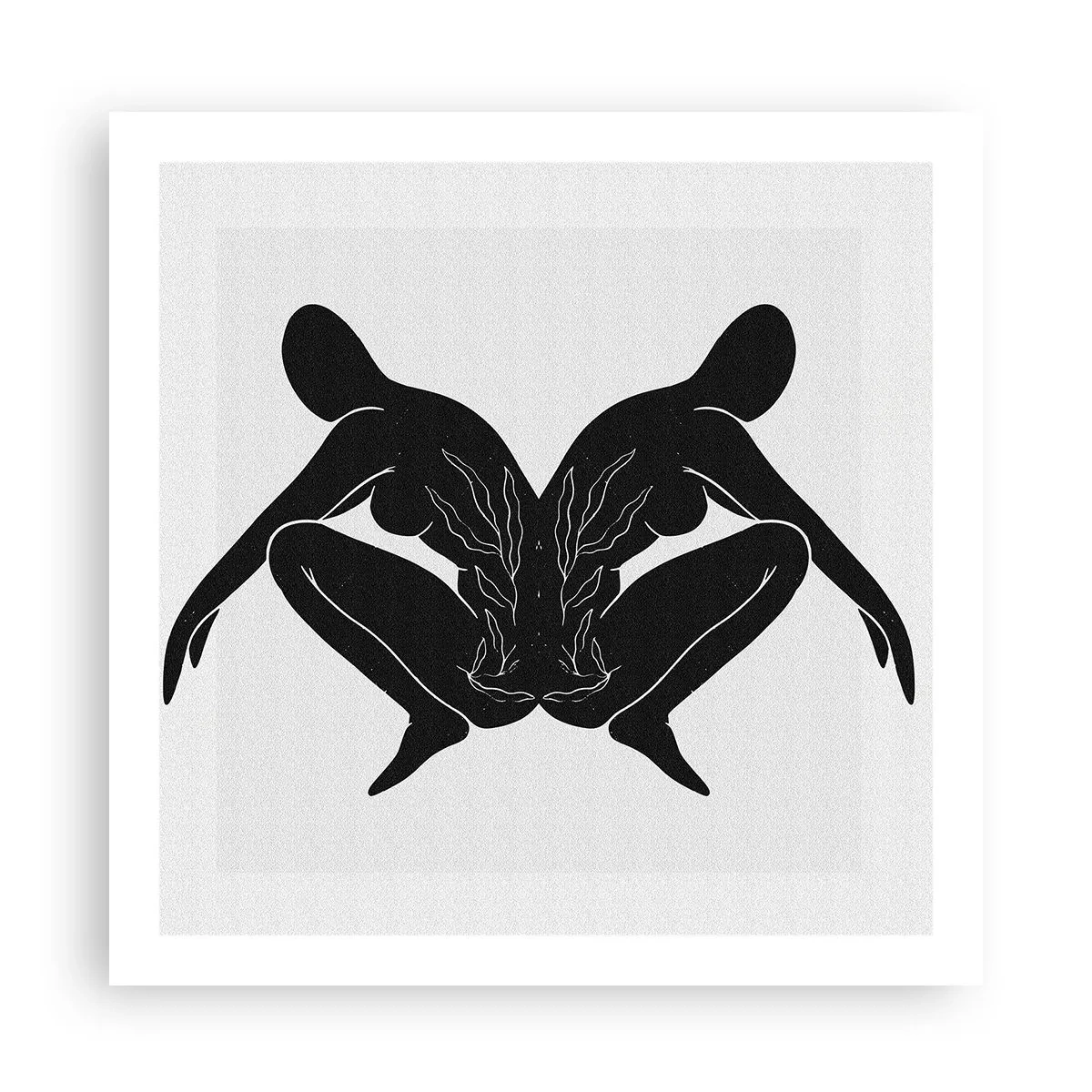 Affisch - En delad själ - 60x60 cm