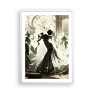 Affisch i vit ram - Stor maskerad - 50x70 cm