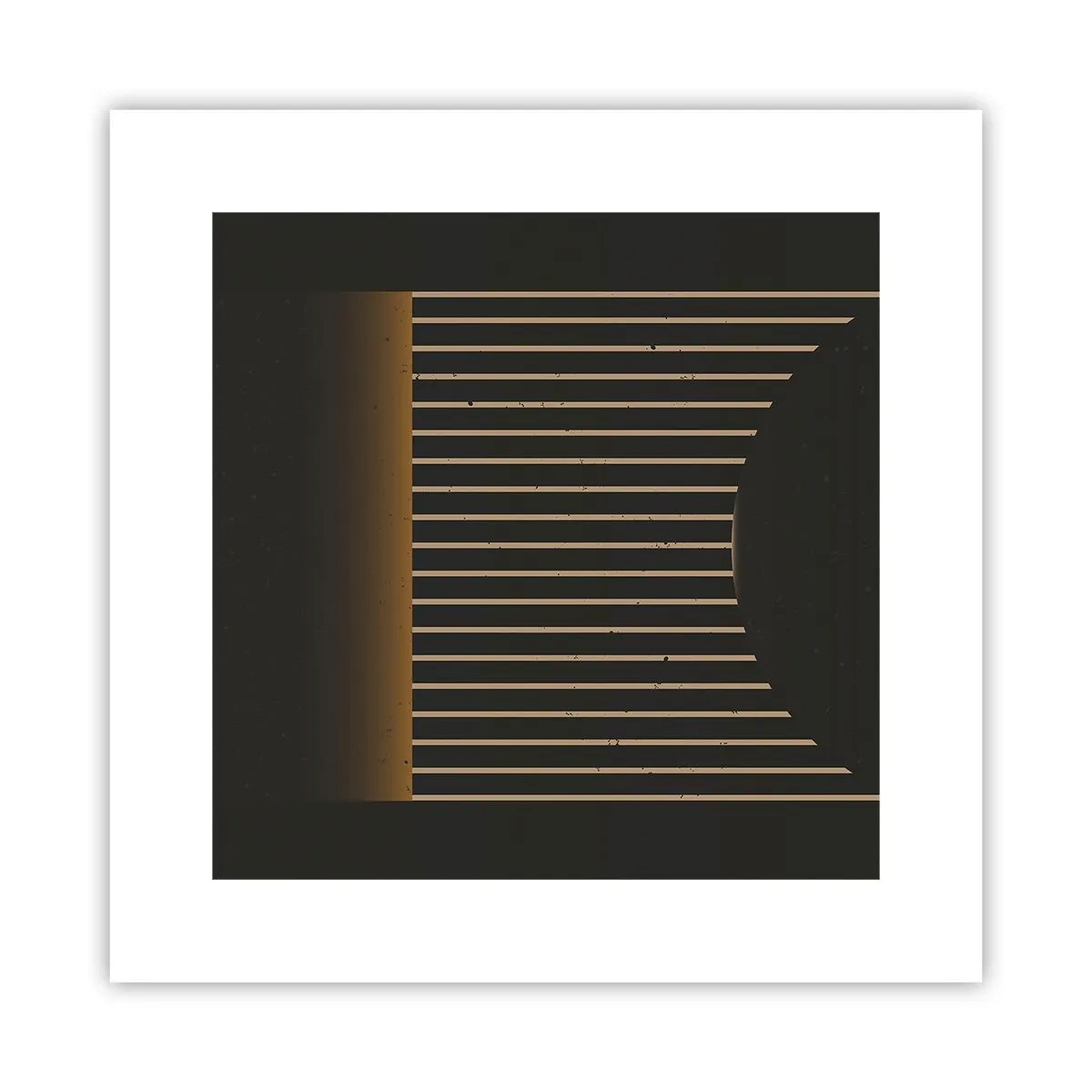 Affisch - Utforska mörkret - 30x30 cm