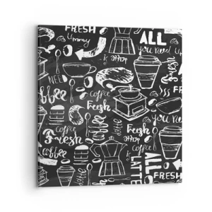 Canvastavla - Bild på duk - All you need is… - 70x70 cm