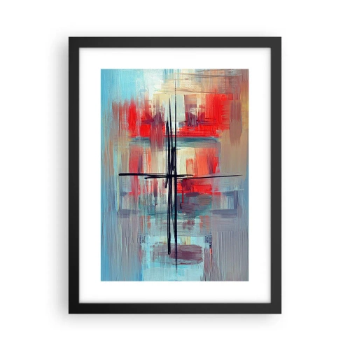 Affisch i svart ram - Landskap i en okänd dimension - 30x40 cm