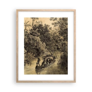 Affisch i ram av ljusek - Resa till källan - 40x50 cm