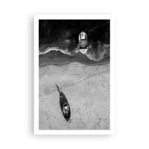 Affisch - Fortfarande på stranden... - 61x91 cm