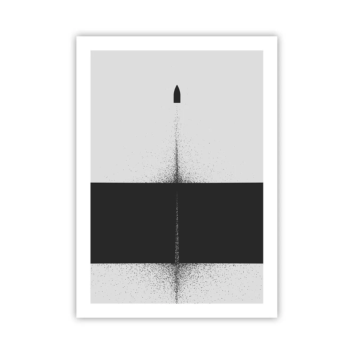 Affisch - Rakt mot målet - 50x70 cm